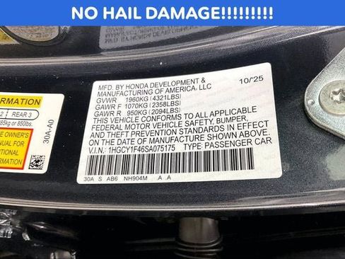 Certified 2025 Honda Accord SE image 33