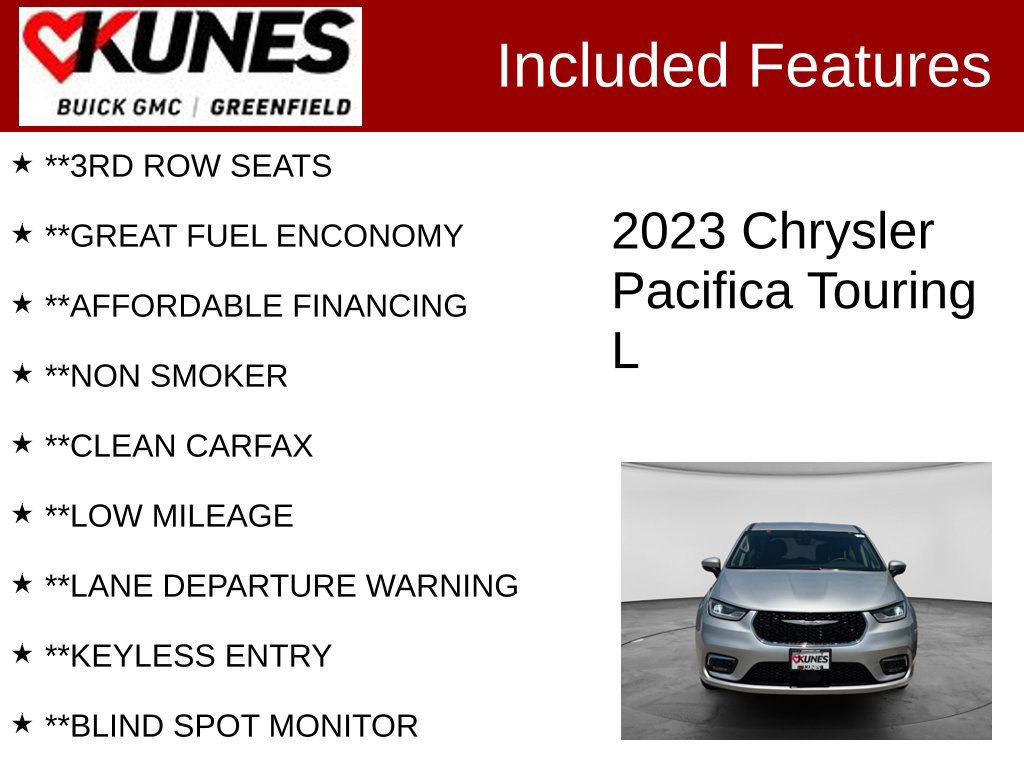Used 2023 Chrysler Pacifica Touring-L FWD image 3