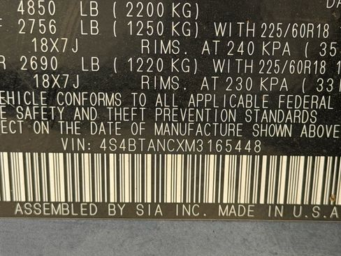 Used 2021 Subaru Outback Limited w/ Popular Package #2 image 14