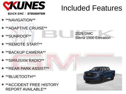 New 2026 GMC Sierra 1500 Elevation w/ Elevation Premium Package