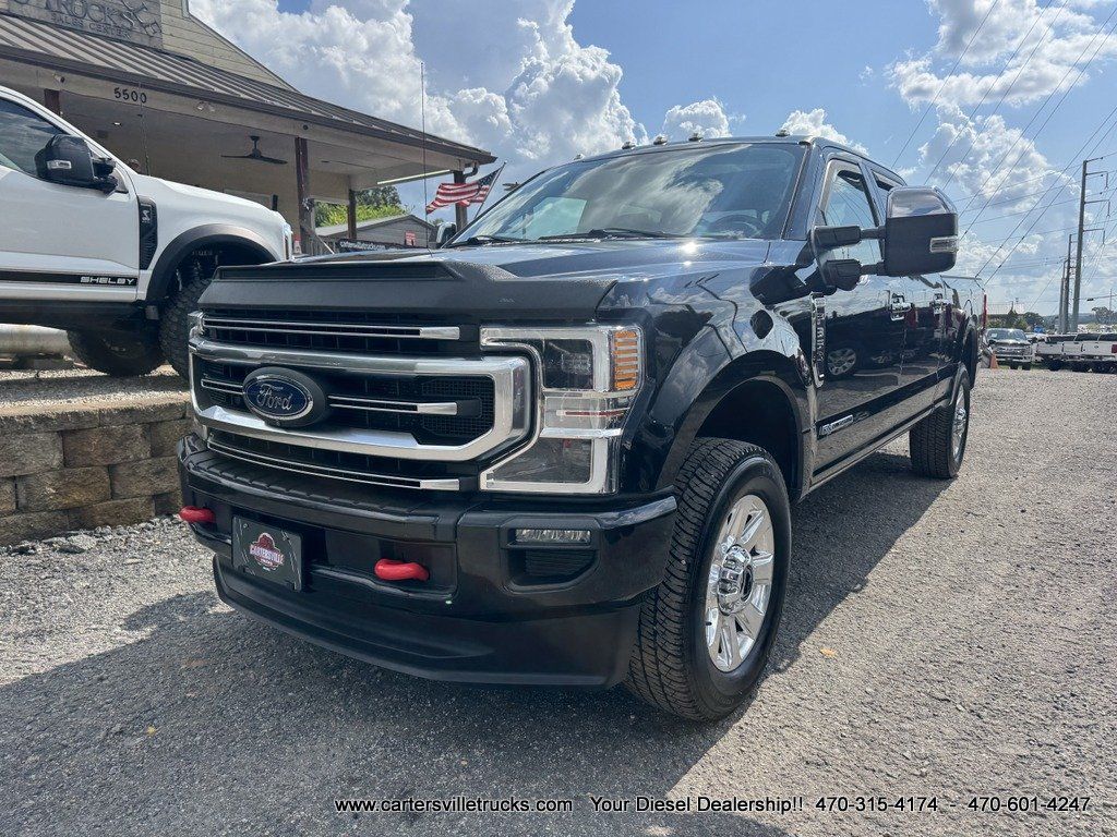 Used 2020 Ford F350 Platinum w/ FX4 Off-Road Package AWD/4WD image 3