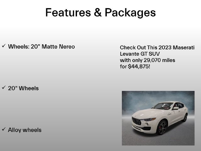 Used 2023 Maserati Levante GT AWD/4WD image 4