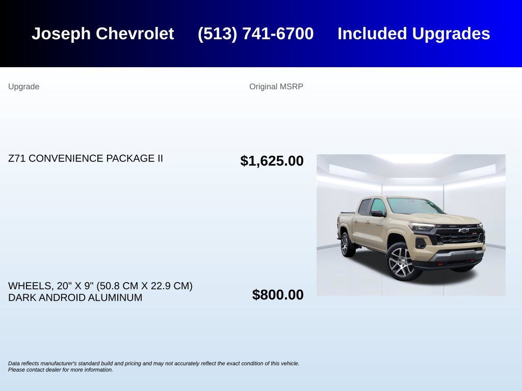 Used 2023 Chevrolet Colorado Z71 w/ Z71 Convenience Package 2 AWD/4WD image 6