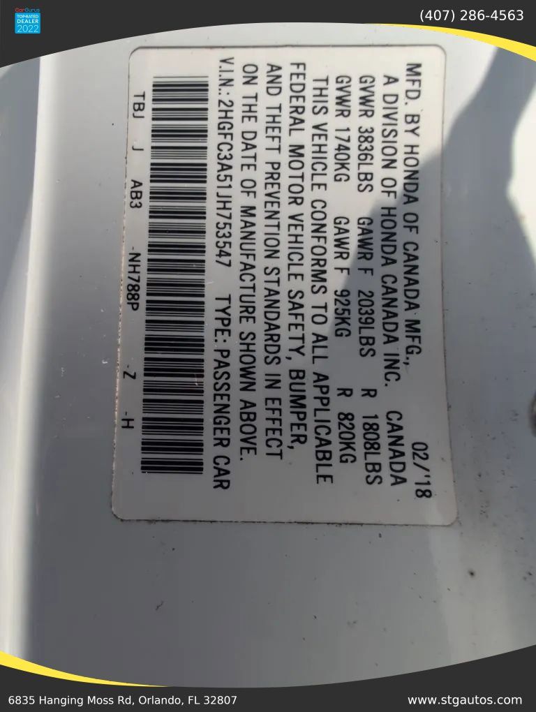 Used 2018 Honda Civic Si image 29