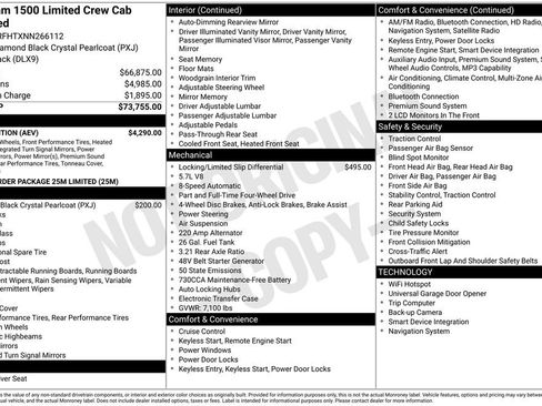 Used 2022 RAM 1500 Limited w/ (RED) Edition AWD/4WD image 2