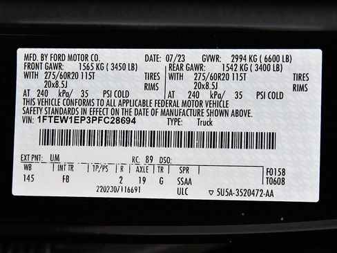 Used 2023 Ford F150 XLT w/ XLT Black Appearance Package image 19