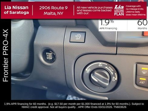 New 2026 Nissan Frontier PRO-4X w/ Pro-4x Convenience Package image 25