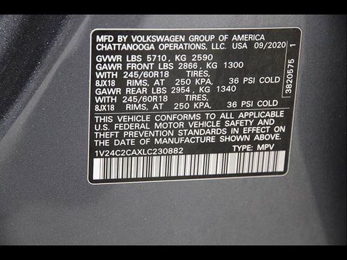 Certified 2020 Volkswagen Atlas Cross Sport SE AWD/4WD image 22