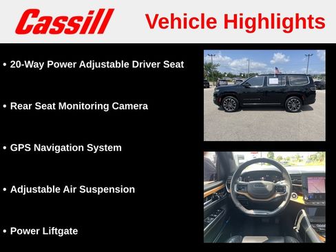 Used 2022 Jeep Grand Wagoneer Series III w/ Rear Seat Video Group 1 AWD/4WD image 28