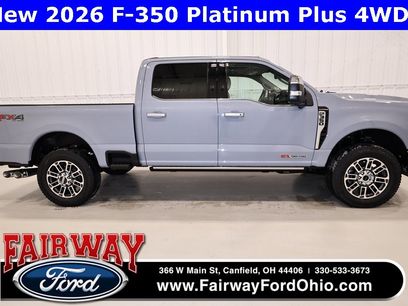 New 2026 Ford F350 Platinum w/ Platinum Plus Package