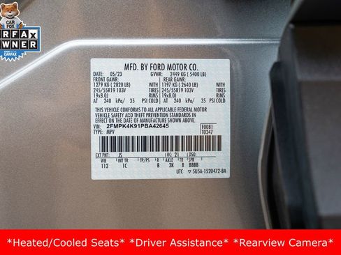 Used 2023 Ford Edge Titanium w/ Equipment Group 301A AWD/4WD image 35