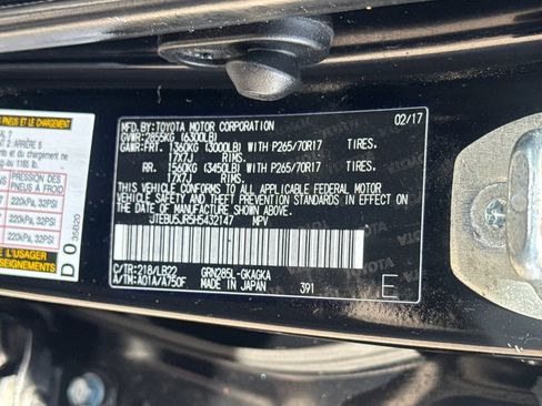 Used 2017 Toyota 4Runner SR5 Premium AWD/4WD image 46