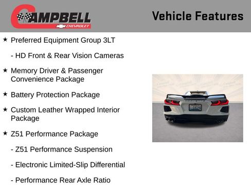 Used 2022 Chevrolet Corvette Stingray Premium Conv w/ Z51 Performance Package image 21