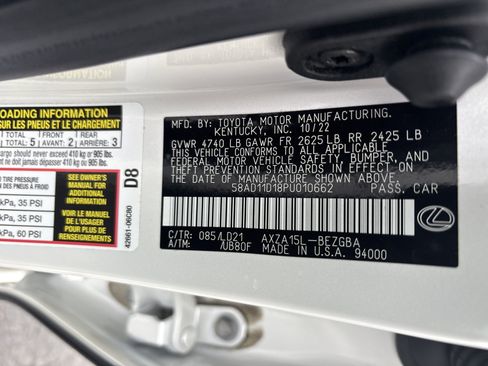 Certified 2023 Lexus ES 250 250 image 35