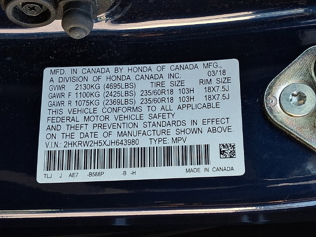 Used 2018 Honda CR-V EX image 28