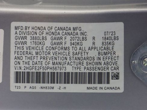 Used 2023 Honda Civic Sport image 46