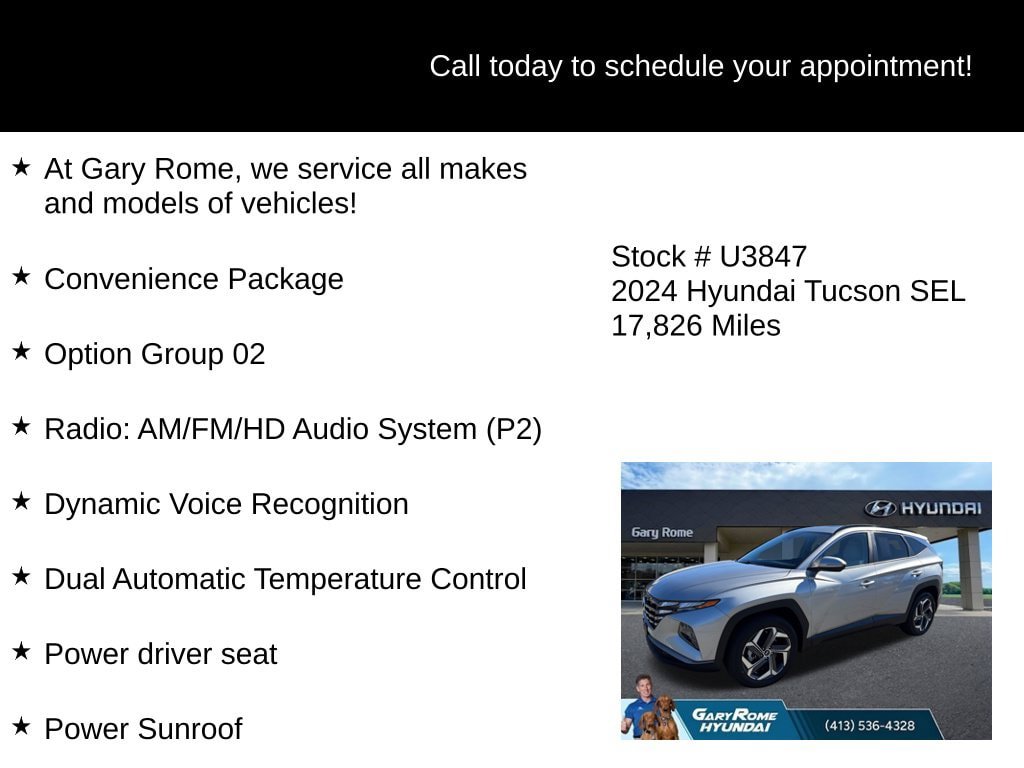 Certified 2024 Hyundai Tucson SEL w/ Convenience Package AWD/4WD image 6