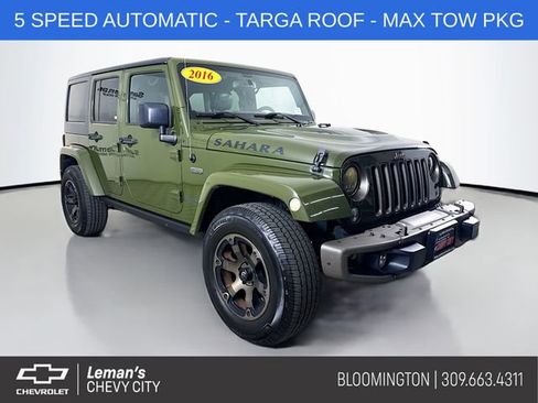 Used 2016 Jeep Wrangler Unlimited Sahara AWD/4WD image 1