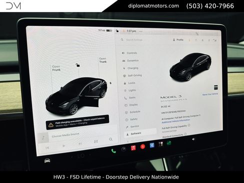 Used 2020 Tesla Model 3 Standard Range RWD image 2