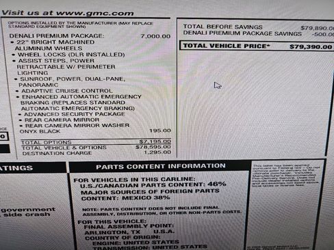 Used 2021 GMC Yukon Denali w/ Denali Premium Package image 29