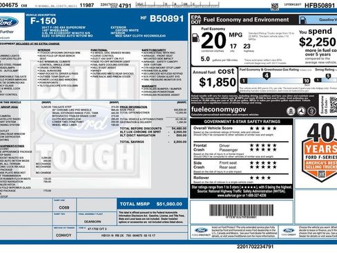 Used 2017 Ford F150 XLT w/ Equipment Group 302A Luxury image 31