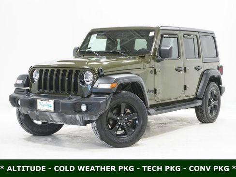 Certified 2021 Jeep Wrangler Unlimited Sport image 1