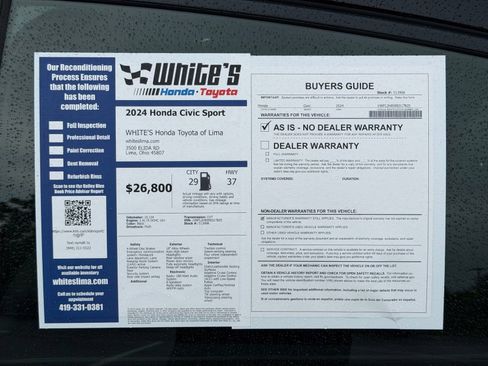 Used 2024 Honda Civic Sport image 28