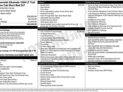 Used 2023 Chevrolet Silverado 1500 LT Trail Boss AWD/4WD image 12