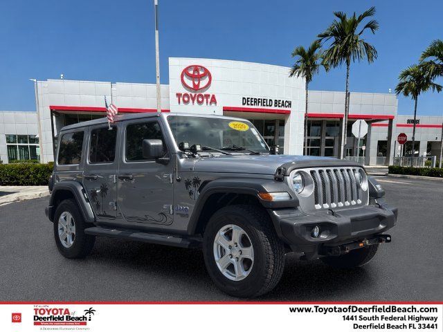 Used 2020 Jeep Wrangler Unlimited Sport S w/ Sun And Sound Package AWD/4WD image 1