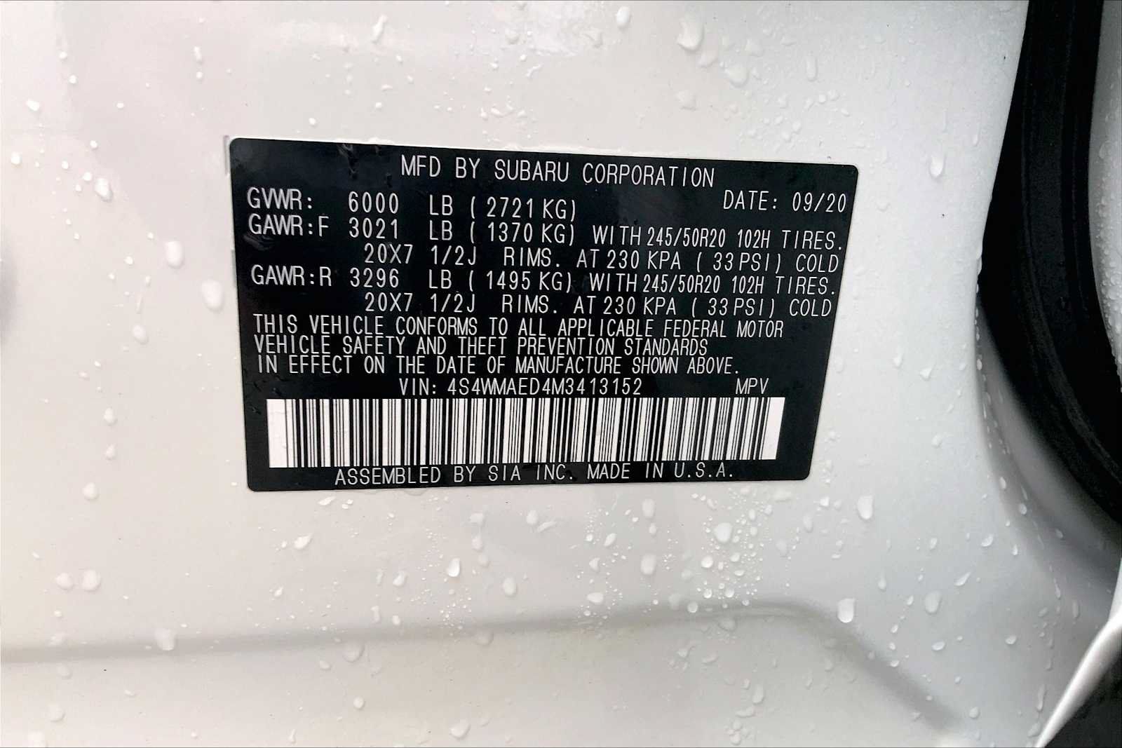 Used 2021 Subaru Ascent Premium w/ Sport Package AWD/4WD image 33