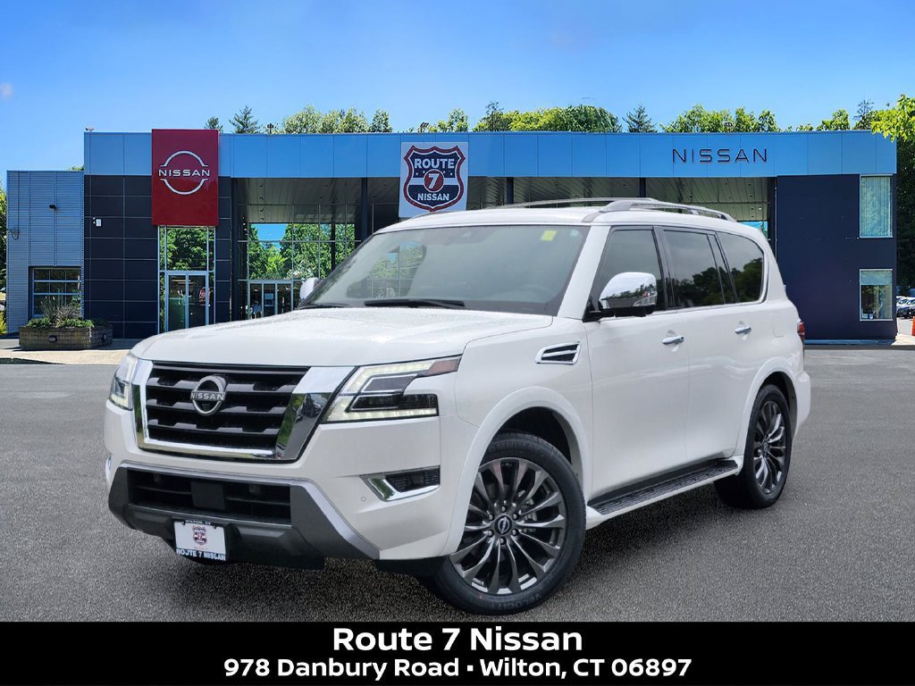 Certified 2024 Nissan Armada Platinum w/ Captain's Chairs Package AWD/4WD image 1