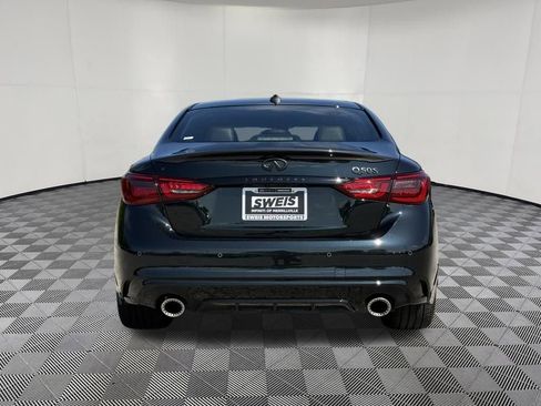 Used 2024 INFINITI Q50 Red Sport 400 w/ Black Opal Edition RWD image 7