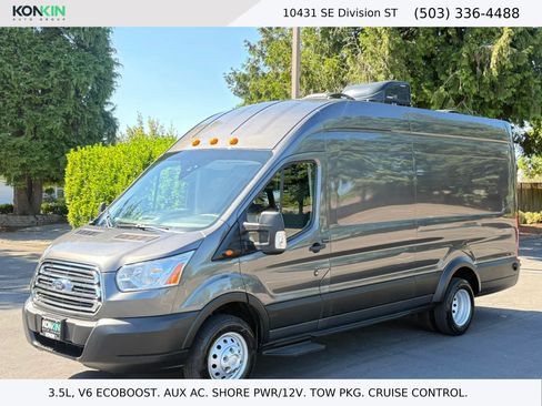 Used 2019 Ford Transit 350 148 High Roof Extended DRW RWD image 1