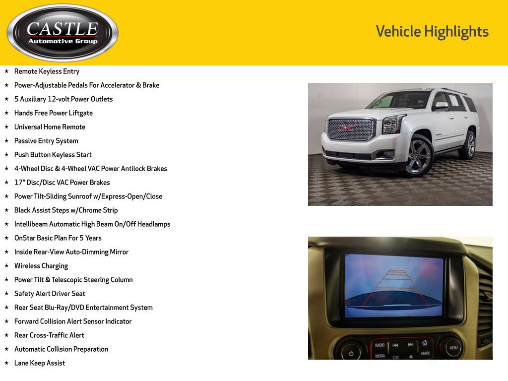 Used 2016 GMC Yukon Denali w/ Open Road Package AWD/4WD image 12