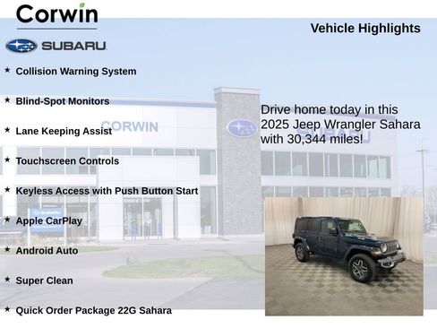 Used 2025 Jeep Wrangler Sahara image 6