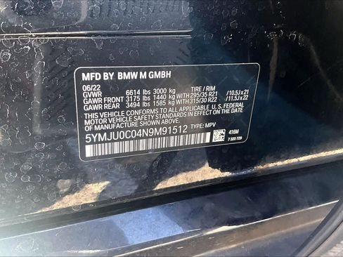 Used 2022 BMW X5 M w/ Competition Package 2 image 34