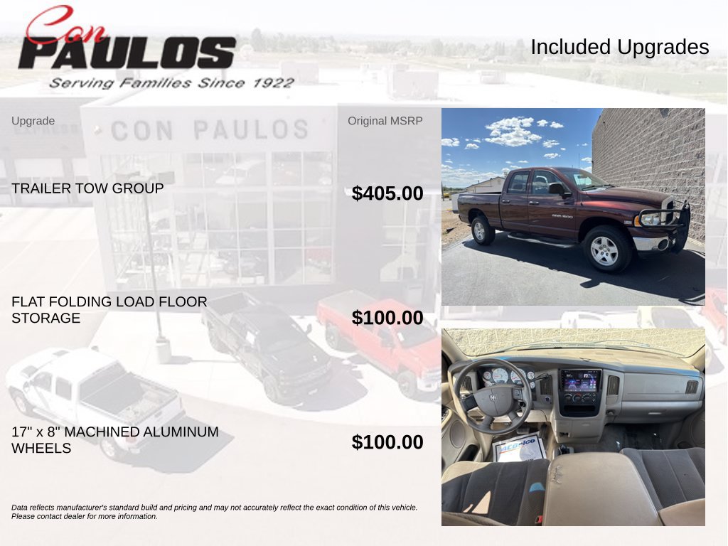 Used 2005 Dodge Ram 1500 Truck SLT w/ Trailer Tow Group AWD/4WD image 4