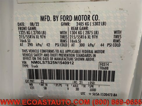 Used 2022 Ford Transit Connect XL FWD image 18