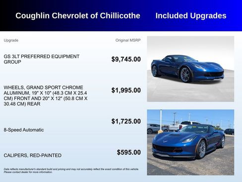 Used 2017 Chevrolet Corvette Grand Sport RWD image 3