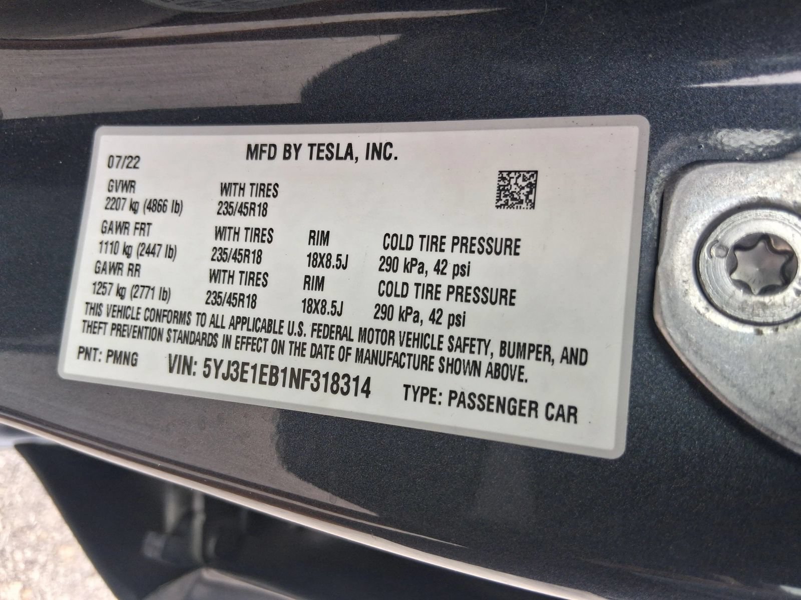 Used 2022 Tesla Model 3 Long Range AWD/4WD image 11