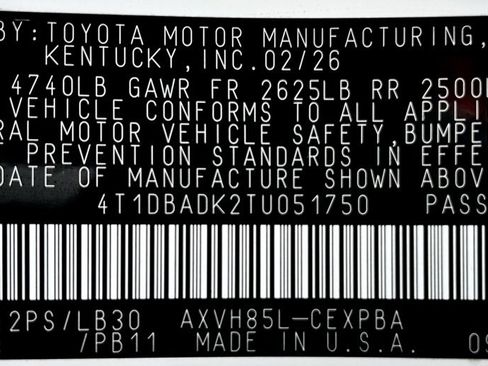 New 2026 Toyota Camry XSE image 24