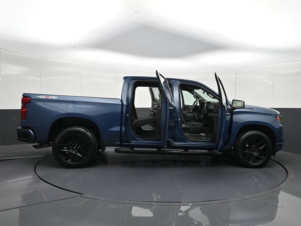 Certified 2024 Chevrolet Silverado 1500 Custom w/ Turbomax Blackout Package AWD/4WD image 39