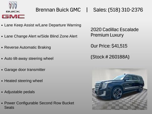 Used 2020 Cadillac Escalade Premium Luxury AWD/4WD image 30