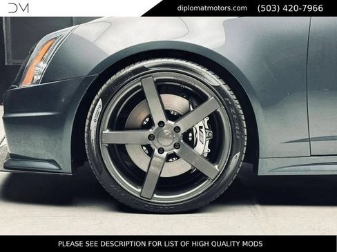 Used 2012 Cadillac CTS V w/ Wood Trim Package RWD image 35