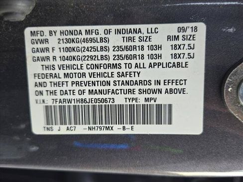 Used 2018 Honda CR-V EX-L image 16