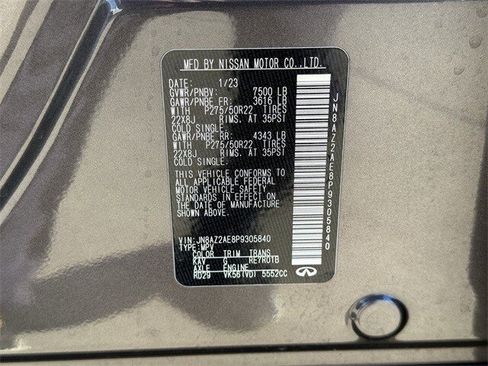 Used 2023 INFINITI QX80 Premium Select w/ Cargo Package image 39