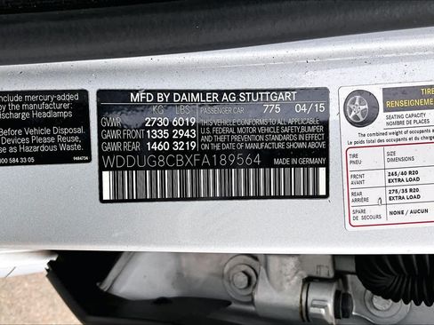 Used 2015 Mercedes-Benz S 550 Sedan image 34