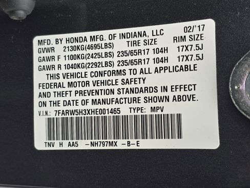 Used 2017 Honda CR-V LX image 33