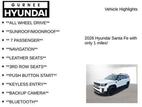 New 2026 Hyundai Santa Fe XRT image 9