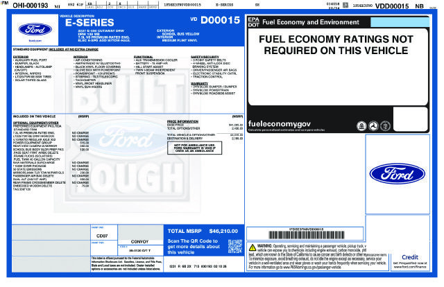 Used 2027 Ford E-350 and Econoline 350 Super Duty w/ Power Equipment Group RWD image 3